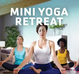 Mini Yoga Retreat Event Graphic