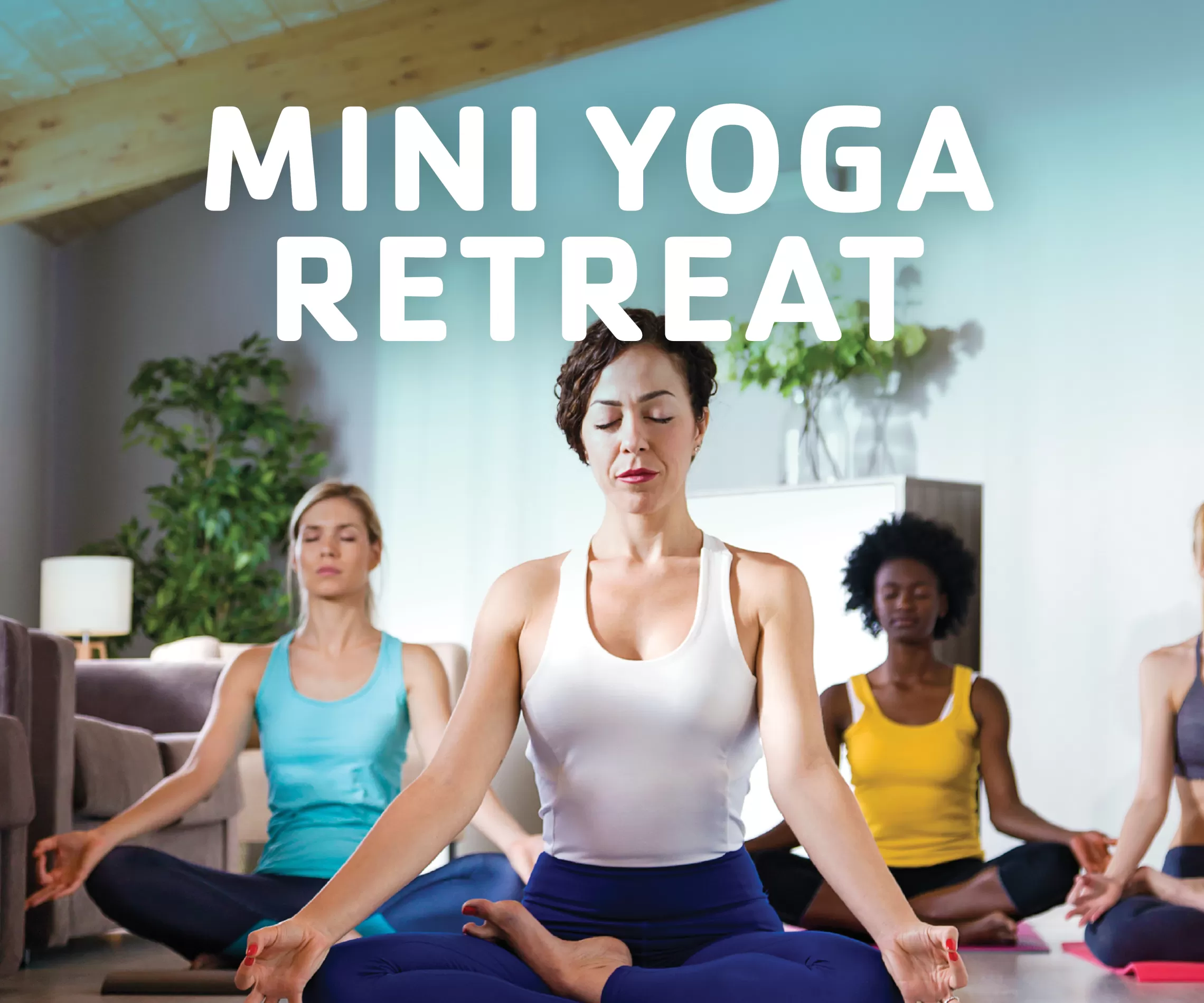 Mini Yoga Retreat Event Graphic