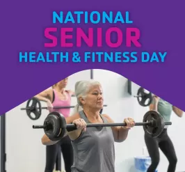 Senior Health & Fitness Day Event Graphic