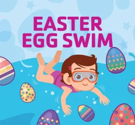 YMCA Easter Egg Swim event graphic
