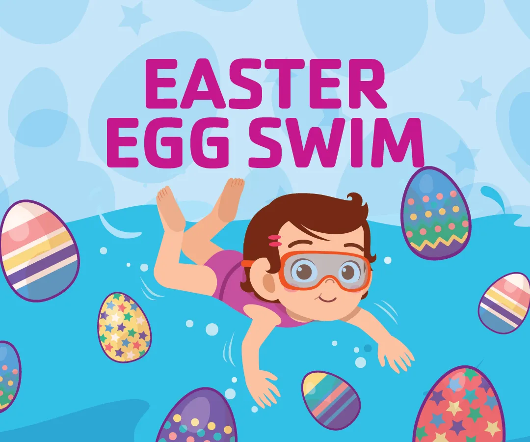YMCA Easter Egg Swim event graphic