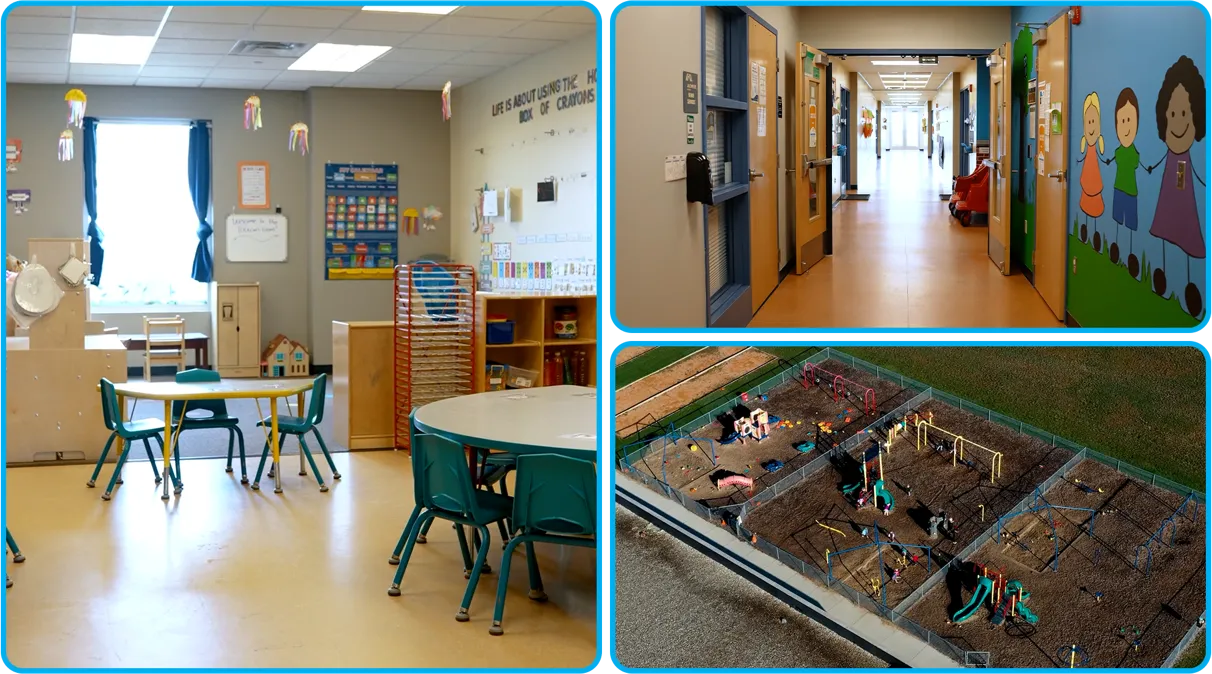 YMCA Preschool Photo Collage